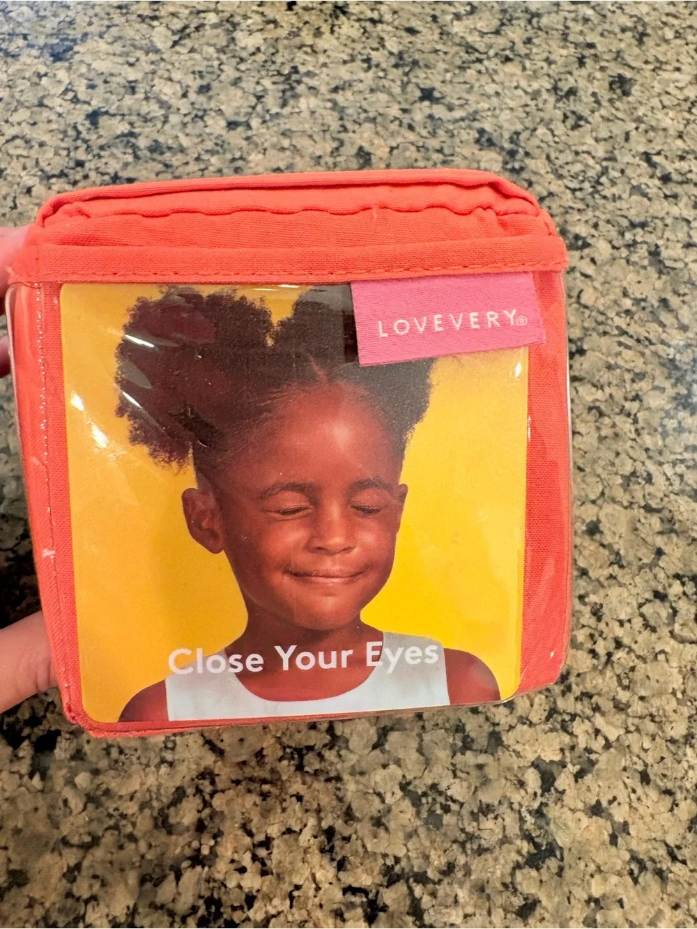 Retired Lovevery Soft Activity Cube with Cards “action dice”